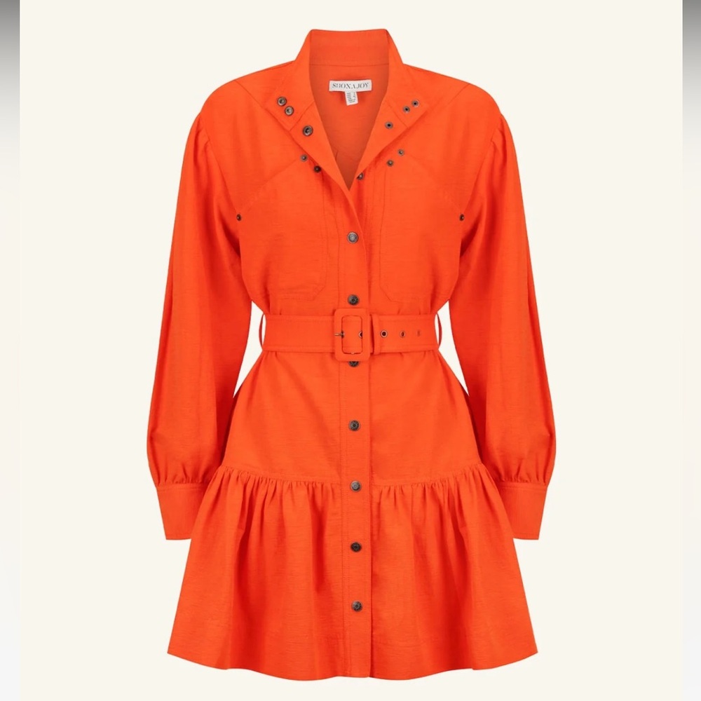 NWT - Shona Joy Cecilia Long Sleeve Mini Dress